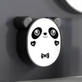 Panda soap storage box holding soap bar