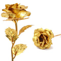 Elegant gift box designed for gold plated artificial rose gift
