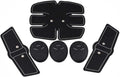 Close-up of the ultra-thin wireless abs stimulator belt for discreet wear.