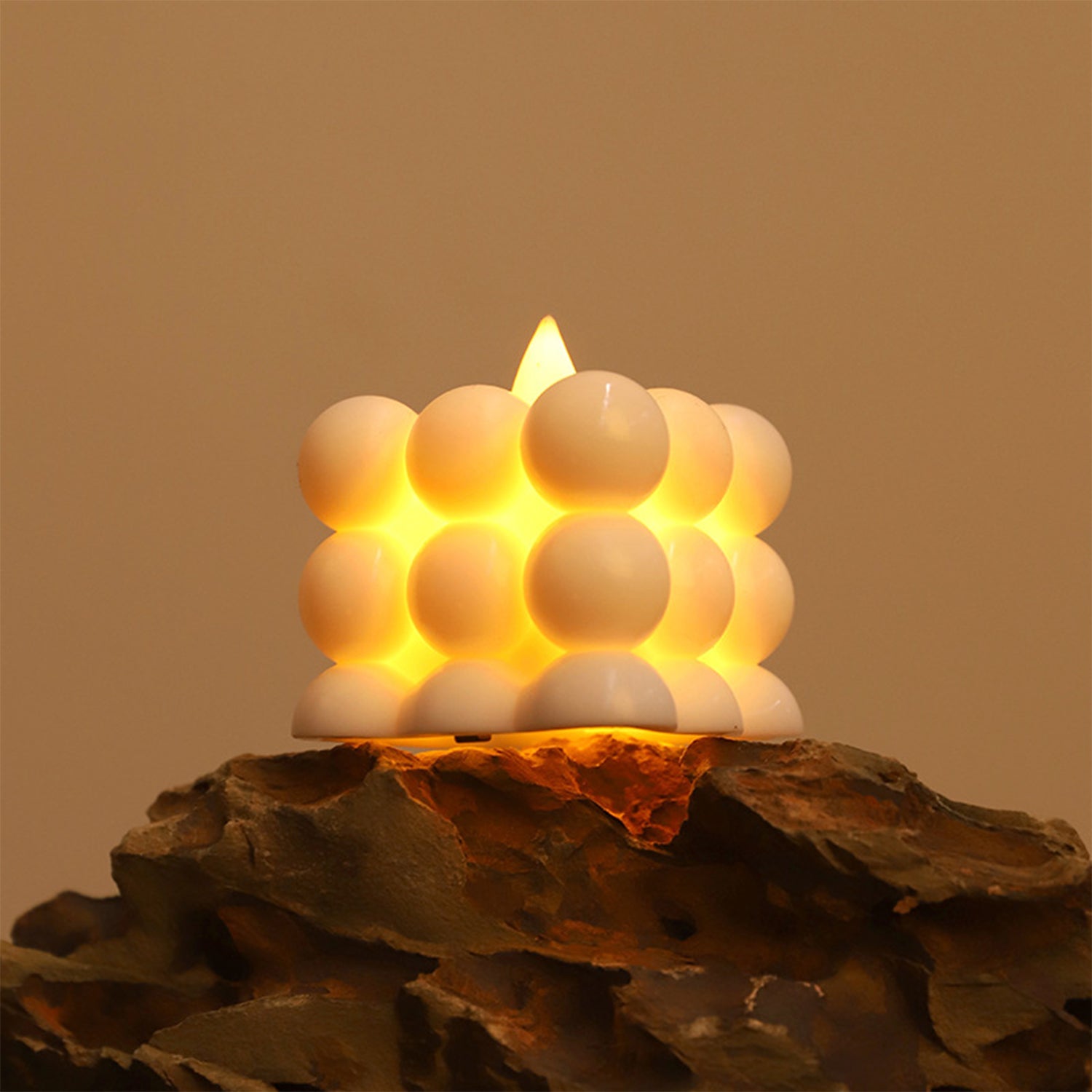 Decorative Led Bubble Candles (6 Pc  Set)